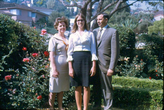Lynn with parents