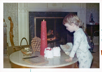 Shannon and candle
