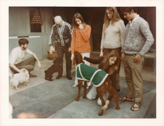 Christmas 1969 on the patio